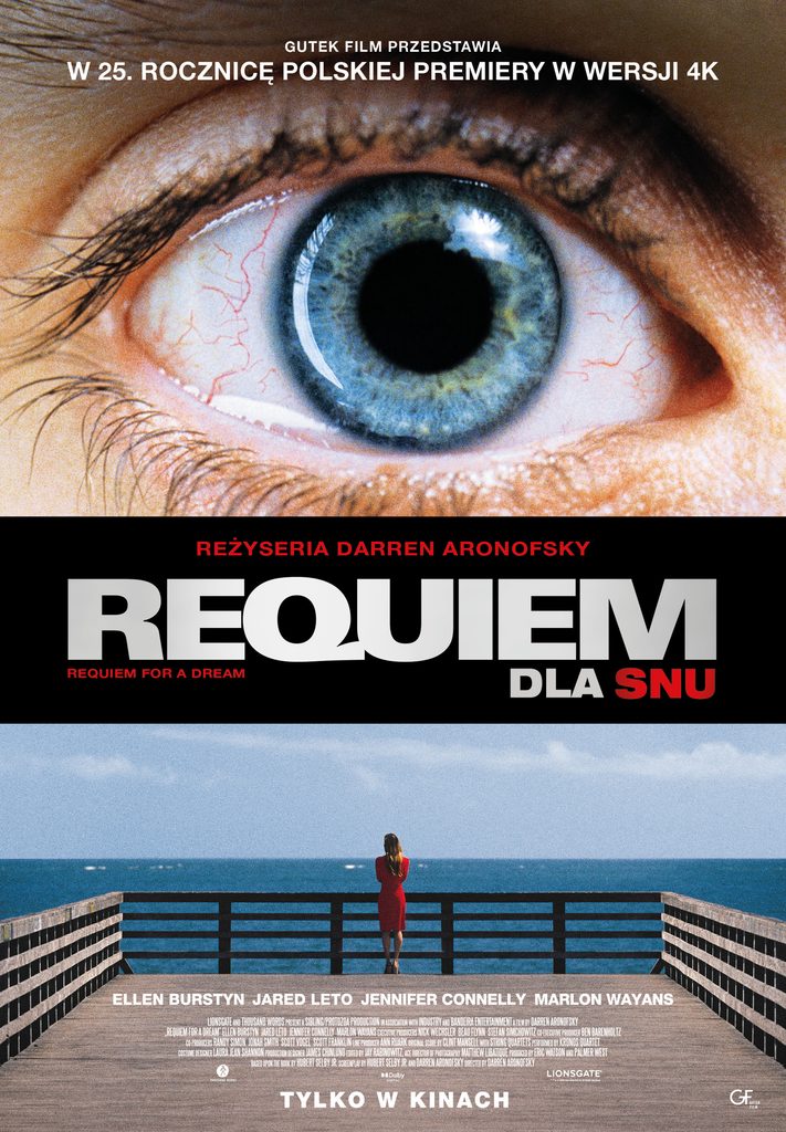 Plakat przedstawiający film o tytule Requiem dla snu.