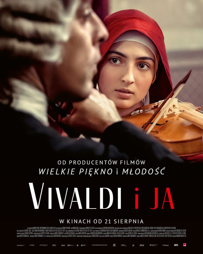 Plakat przedstawiający film o tytule Vivaldi i ja.