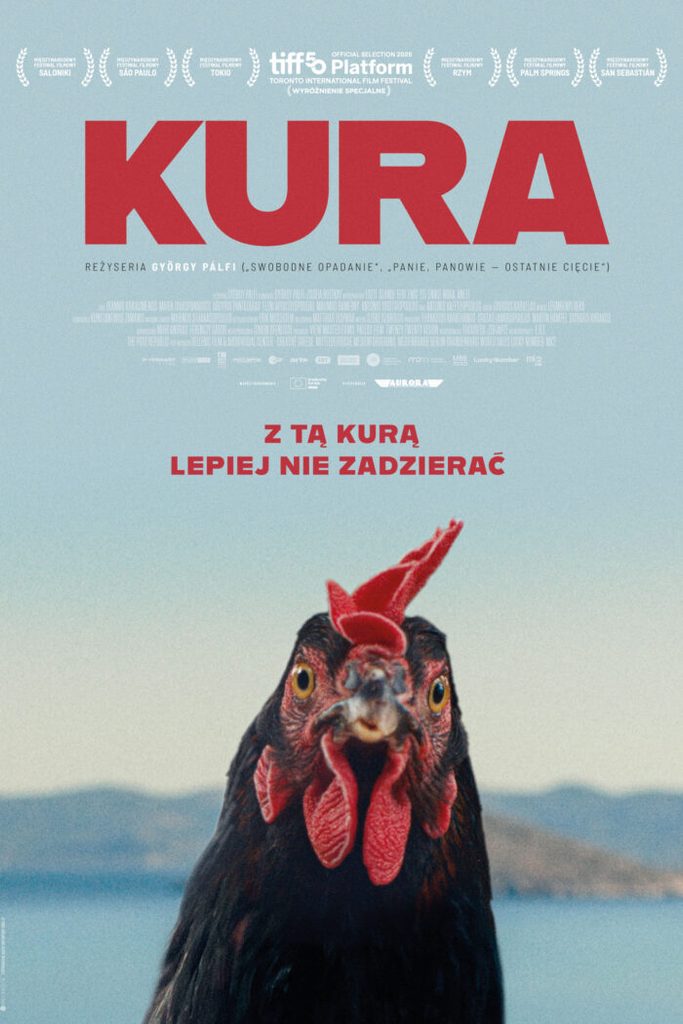 Plakat przedstawiający film o tytule Kura.